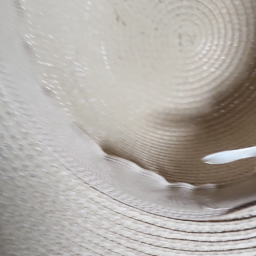 Cream Women's Hat with Bow